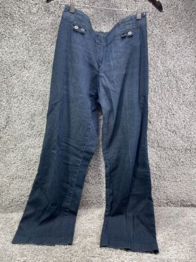 Focus 2000 Womens Bootcut Jeans Blue Size 10 Denim Stretch High Rise Dark Wash